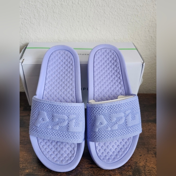APL Big Logo Tech Loom Knit Sport Slide Sz 6 NEW - Picture 1 of 9